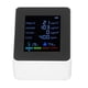 thumbnail image 1 of Multifuncional 6 EN 1 Medidor de CO2 Monitor de del Aire Temperatura PM2.5 Detector TVOC HCHO CARGA USB COMPACTO PORTÁL, 1 of 7