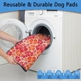 thumbnail image 5 of Jumbo 48x48 Inch Washable Puppy Training Pad 2-Count, Highly Absorbent Reusable Dog Potty Mat, Leakproof & Skid-Resistant for Crates & Living Areas, Floral Design, 5 of 8