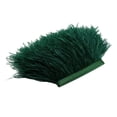 thumbnail image 2 of JUNWELL 1 Yard Dyed Ostrich Feather Fringe Trim Ribbon Embellishment Cream, 2 of 8