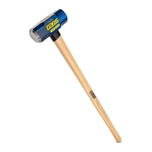 Estwing 10 Pound Head Hard Face Stake Sledge Hammer with 36" Hickory Handle