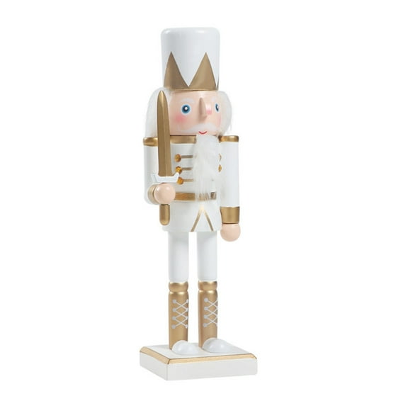 Miiottaa Christmas Nutcrackers Figures,Handmade Wooden Soldier Christmas Decorations