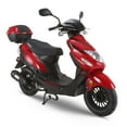 thumbnail image 3 of Motorsports 50 cc Scooter Street Motorcycle Gas Moped 50 cc Adult Bike with 12 inch Aluminum Wheels, Assembled in US, Deliver to Use,Red, 3 of 9