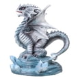 thumbnail image 5 of Ebros Baby Blue Sea Rock Dragon Wyrmling Collectible Statue 4.25" Long Figurine, 5 of 9