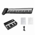 thumbnail image 1 of Foldable Portable Electronic Piano 49 Key Roll Up Piano Silicone Keyboard for Beginners Durable Kid Adult Easy to Play, 1 of 5