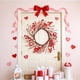 thumbnail image 4 of Corona Romántica con Forma de Corazón de Bayas Artificiales para San Valentín, Decoración de Puerta o Pared para El 14 de Febrero., 4 of 6