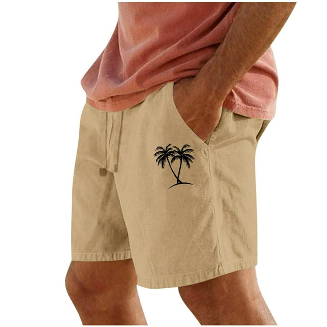 Pantalones Cortos para Hombre Cintura Elástica con Bolsillos Color Sólido Casual Cordón Suelto Pantalones Cortos de Ejercicio