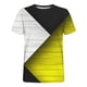 thumbnail image 3 of Mens Camisas de Manga Corta Impresión Casual Deportes Cuello Redondo Blusa, Poliéster Ligero para la Primavera Verano Al Aire Libre Uso Diario, 3 of 4