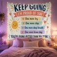 thumbnail image 2 of Keep Going I'M with Proud You More Try, Serene Watercolor for Plant Lovers, Botanical Wall Art, Valentine'S Day Gift, Tapestry Wall Hanging for Bedroom, Living Room and Dorm, 2 of 7