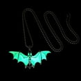 thumbnail image 6 of Yika Halloween Decorations Halloween Dark Glowing Bats Pendant Cool Street Festival Necklace Accessory, 6 of 8