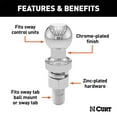 thumbnail image 2 of Curt Manufacturing 40093 Replacement Sway Control Ball, 2 of 2
