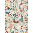 thumbnail image 3 of BERTHMEER 6'x9' Area Rugs for Living Room Bedroom Kitchen Farmhouse Playroom Washable Non Slip Vintage Oriental Flower Dorm Office Dining Room Carpets,Beige, 3 of 6