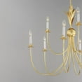 thumbnail image 2 of 2889GL Maxim Lighting Paloma - 9 Light Chandelier-28 Inches Tall and 36 Inches Wide-Gold Leaf Finish    -Traditional Installation, 2 of 4