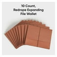 thumbnail image 5 of Smead, SMD71105, Expanding Wallets with Flap and Cord Closure, 10 / Box, Redrope, 5 of 6