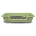 thumbnail image 5 of Kittygohere Cat Litter Box, Large Size, Apple Green Color, Durable & Pet Safe Kitty Litter Box, Indoor Open Top Entry Cat Litter Box, Comfortable For Cats, Easy To Handle & Clean, 5 of 5