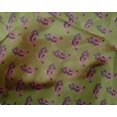 thumbnail image 4 of oneOone Silk Tabby Fabric Floral & Paisley Block Print Fabric BTY 42 Inch Wide, 4 of 4