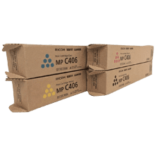 ~Brand New Original RICOH MPC-306 Laser Toner Cartridge Set Black Cyan Magenta Yellow for Ricoh MP C407