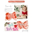 thumbnail image 4 of southwit 28pcs 6 Inches Grosgrain Ribbon Hair Bows Large Hair Bows Alligator Clips Hair Accessories for Baby Girls Toddlers Teens, 4 of 5