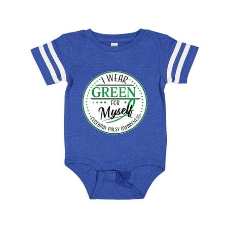 

Inktastic I Wear Green for Myself- Cerebral Palsy Awareness Gift Baby Boy or Baby Girl Bodysuit