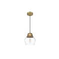 thumbnail image 4 of Living District Kenna 8 Inch Pendant Clear Shade in Satin Gold, 4 of 10