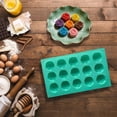 thumbnail image 7 of 15 Cavity Silicone Rose Cake Pan, Non-Stick Fondant & Chocolate Mold for Baking, Heat Resistant Rose Molds for Valentine's Day Home Decor, Candy, Soap Making, 7 of 7