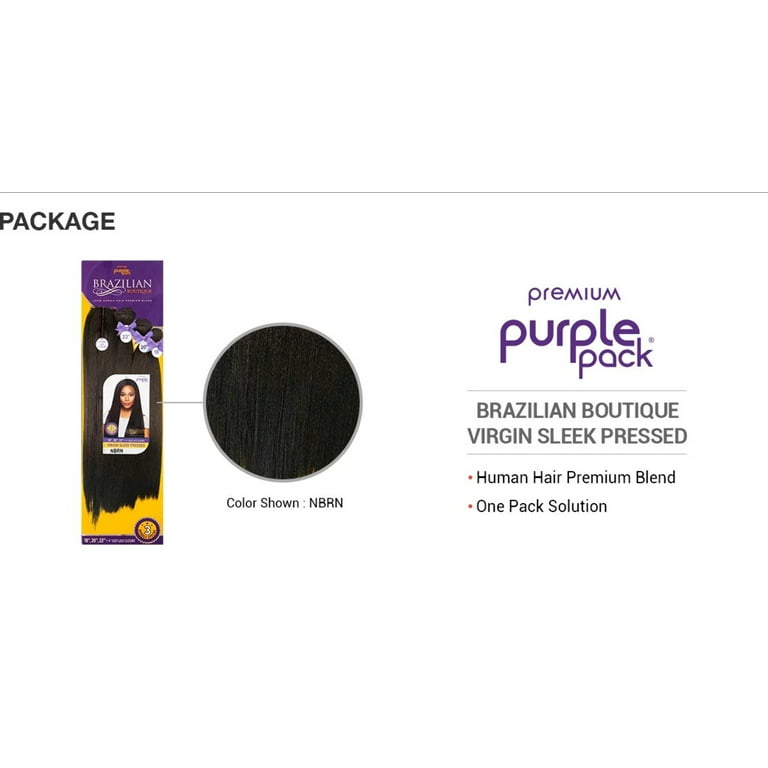 OUTRE HH PURPLE PACK BRAZILIAN BOUTIQUE VIRGIN SLEEK PRESSED 182022 BLENDED