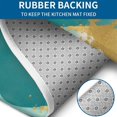 thumbnail image 4 of Teal and Gold Marble Wavy Lines Pattern Bathroom Rugs Sets 3 Piece,Toilet Cover Set,Absorbent Non Slip Bathroom Mats Sets with U-Shaped Contour Rug Toilet Rug Set, 4 of 5