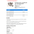 thumbnail image 2 of Fuel Injector Seal Kit - Compatible with 1998 - 2005 Dodge Durango 1999 2000 2001 2002 2003 2004, 2 of 2
