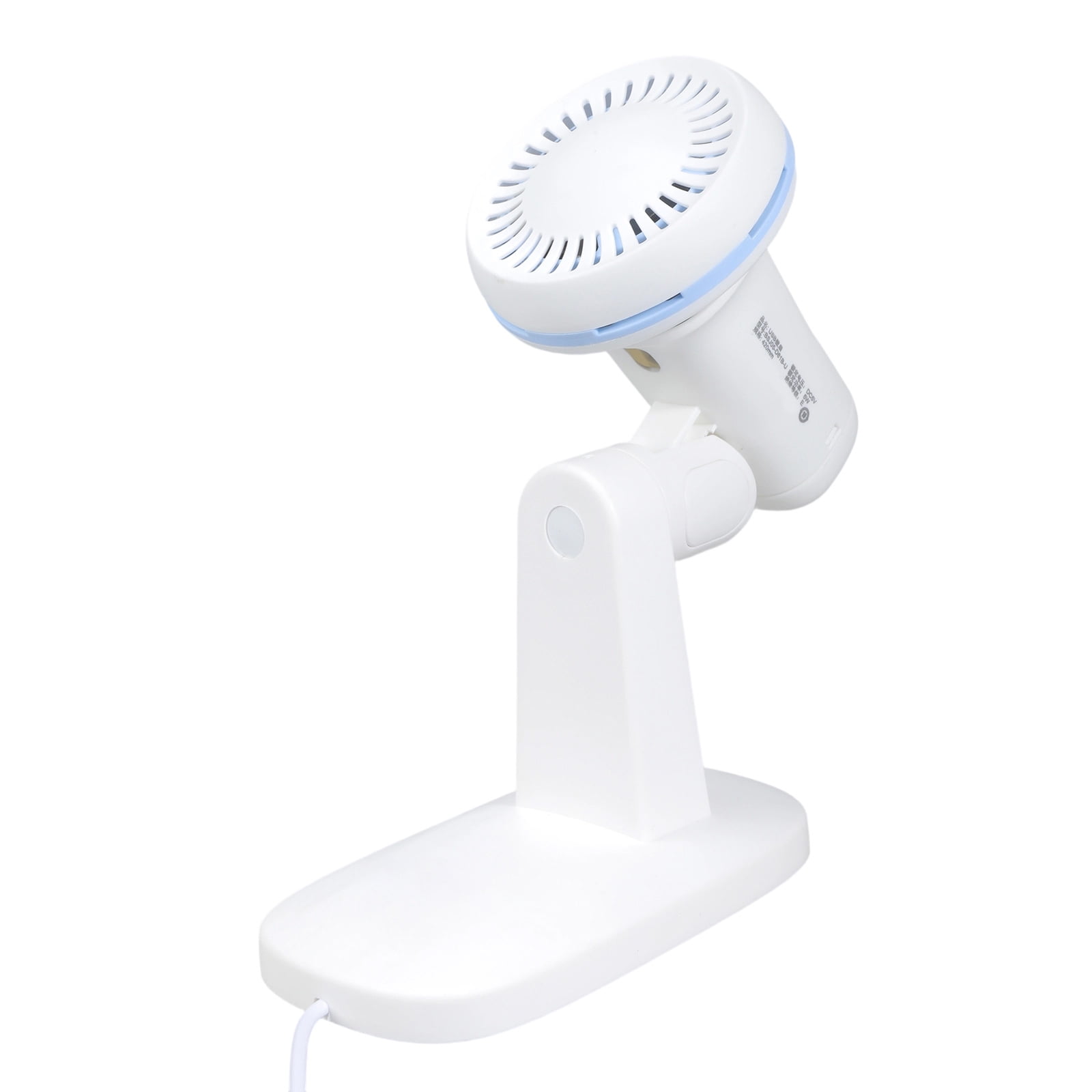 Remote Control Wall Mount Fan 5V USB Power 8H Timer Function Space Saving 4 Adjustable Speed For Kitchen Office