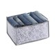 thumbnail image 1 of Caja de almacenamiento de ropa interior, caja de Material de tela plegable para dormitorio plano doméstico, grande 6, 1 of 5