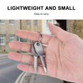 thumbnail image 2 of Domqga Outdoor Screwdriver, Pocket Screwdriver, 2 PCS Outdoor Stainless Steel Portable Screwdriver Set Tool with Key Ring, 2 of 7