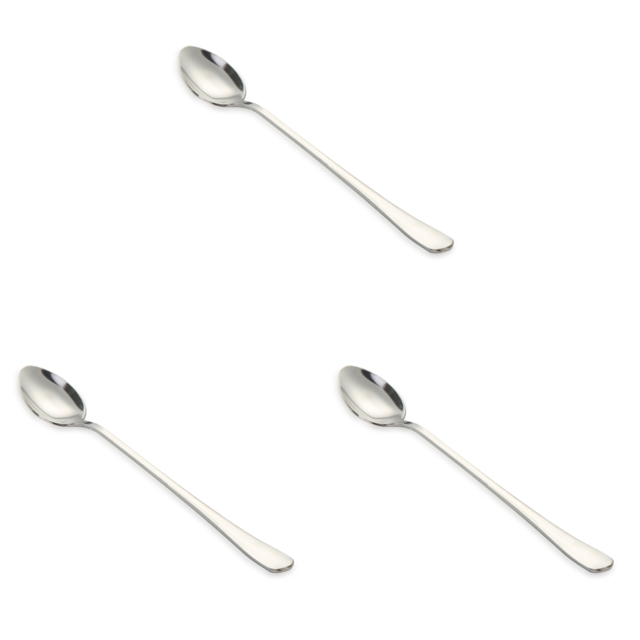 Cuchara Hielo Con Largo Acero Inoxidable Cucharas para Té Y Vajilla (plata)