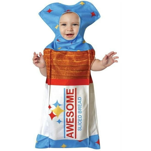 Rasta Imposta Infant Loaf of Bread Costume - Size 3-9 Mo - White