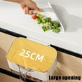 thumbnail image 4 of Bathroom Counter Organizer, Wall-Mounted Kitchen Waste Bin with Scraper Tool 9L Capacity Space-Saving Cabinet Door Hanging Garbage Holder for Compact Kitchens and Small Spaces Akmoler, 4 of 8
