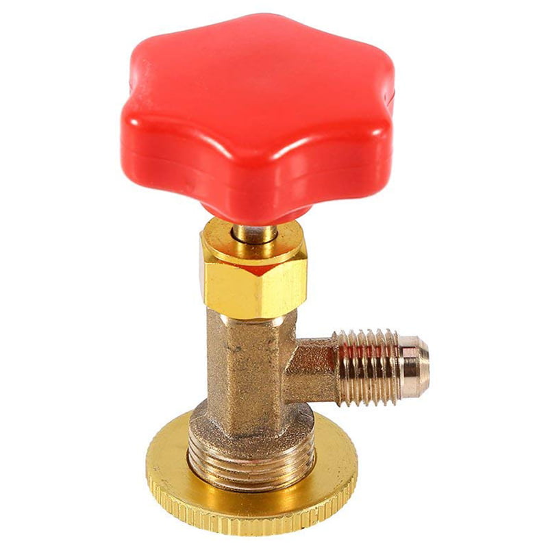 TOOGOO 1/4 Sae M14 Thread Adapter R-134A Automotive Air Conditioner Refrigerant Can Dispensing Bottle Tap Opener Valve 