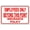 Warning Sign 4, variant on Warning Sign Ethanol Irritating to Eyes Respiratory Tract Hazard Labels - 12×8 Inches, Aluminum Metal Tin, Business Chemical Safety Decor