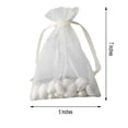thumbnail image 2 of BalsaCircle 10 Pieces 5" x 7" Organza Favor Bags Party Favors Jewelry Pouch Candy Gift, 2 of 5