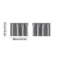 thumbnail image 3 of EQWLJWE Rideaux Occultants, Rideaux Occultants pour Salon Rideaux Petits Bidirectionnels Non Lustrés pour Poteau Rideaux Pare-Soleil Imperméables Demi-Rideau Rideau de Porte Rideau à Café Évier de Cuisine Armoire, 3 of 6