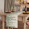 thumbnail image 2 of Table Runners 90 Inches Long Dress Scarves, Green Eucalyptus Leaves Farmhouse Coffee/Dining/Kitchen Table Runner for Living Room, Summer Botanical Weeping Rustic 13x90 Inch, 2 of 9