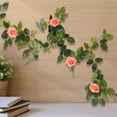 thumbnail image 1 of Enredaderas de Rosas Artificiales, Enredaderas de Flores, Accesorios de Fotografía, Colgantes, Guirnaldas Florales Artificiales para Centro de Mesa, T perfecl Guirnalda de flores, 1 of 8