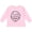 AD-Pink, variant on Inktastic Middle Sister Leaves, Circle, Heart Girls Long Sleeve Toddler T-Shirt