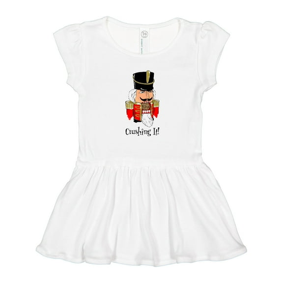 Inktastic Crushing It Nutcracker Girls Toddler Dress
