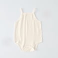 thumbnail image 2 of Djtdsds Baby Pointelle Knit Bodysuit Toddler Neutral Sleeveless Romper Size:9-12 Months, 2 of 4