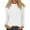 06#White, variant on Mock Neck Tops for Women Basic Long Sleeve Layering Shirts Dressy Casual Loose Lightweight Turtleneck Tops Dark Green S