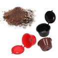 thumbnail image 4 of Coffee , Environmental Protection Reused Coffee Filter With 3pcs For High-pressure Coffee Models Red+Brown+Black With Spoon Brush, 4 of 8