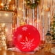 thumbnail image 4 of Bola inflable navideña de 60 cm para exteriores, con decoración navideña, para árbol de Navidad y lámpara., 4 of 6
