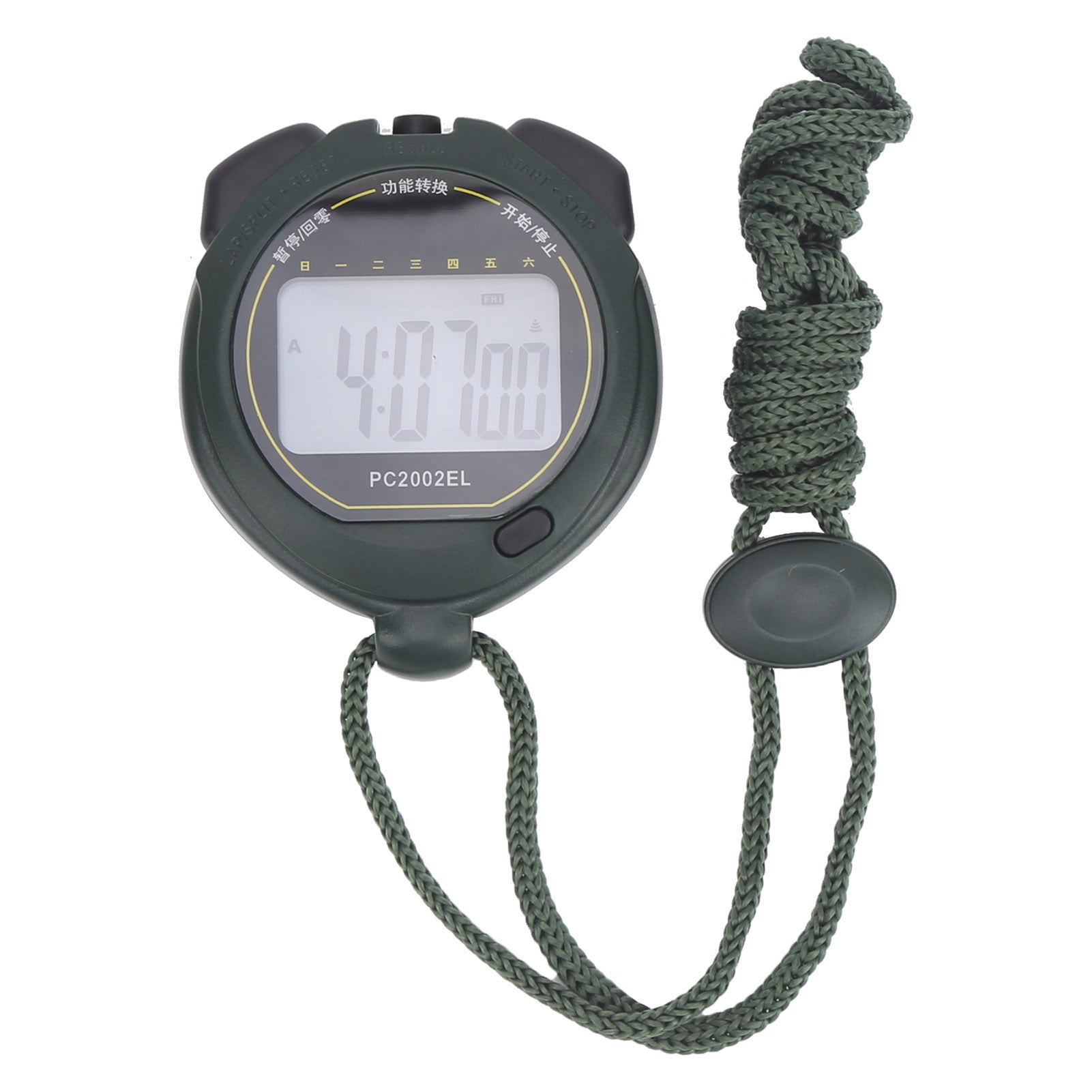 Details about   Multi-use Electronic Stopwatch Waterproof Screen Single Row Display 2 Track New 