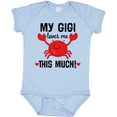 thumbnail image 3 of Inktastic My Gigi Loves Me Grandkids Boys or Girls Baby Bodysuit, 3 of 5