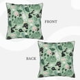 thumbnail image 4 of LNWH Green Granite Terrazzo Texture Throw Pillow Covers, Square Soft Linen Decorative Pillow Cases, 20"x20" Inch, 4 of 8