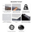 thumbnail image 5 of Griddle Cover 36" works for Blackstone Griddle 36 inch Waterproof Diamond Plated Lightweight Aluminum Hard Top Grill Lid with Stainless Steel Handle for Outdoor BBQ Hood Black Stone Grille, 5 of 6