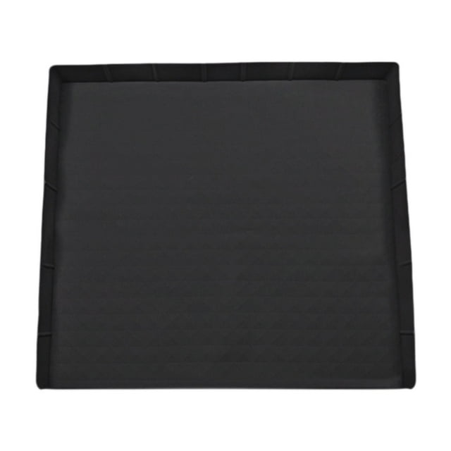 Protector de arandela de silicona estera nevera estera de silicona multiusos antideslizante lavadora cubierta de la lavadora cubierta para cocina negro